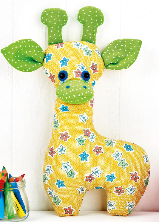 Easy Giraffe Toy Sewing Pattern
