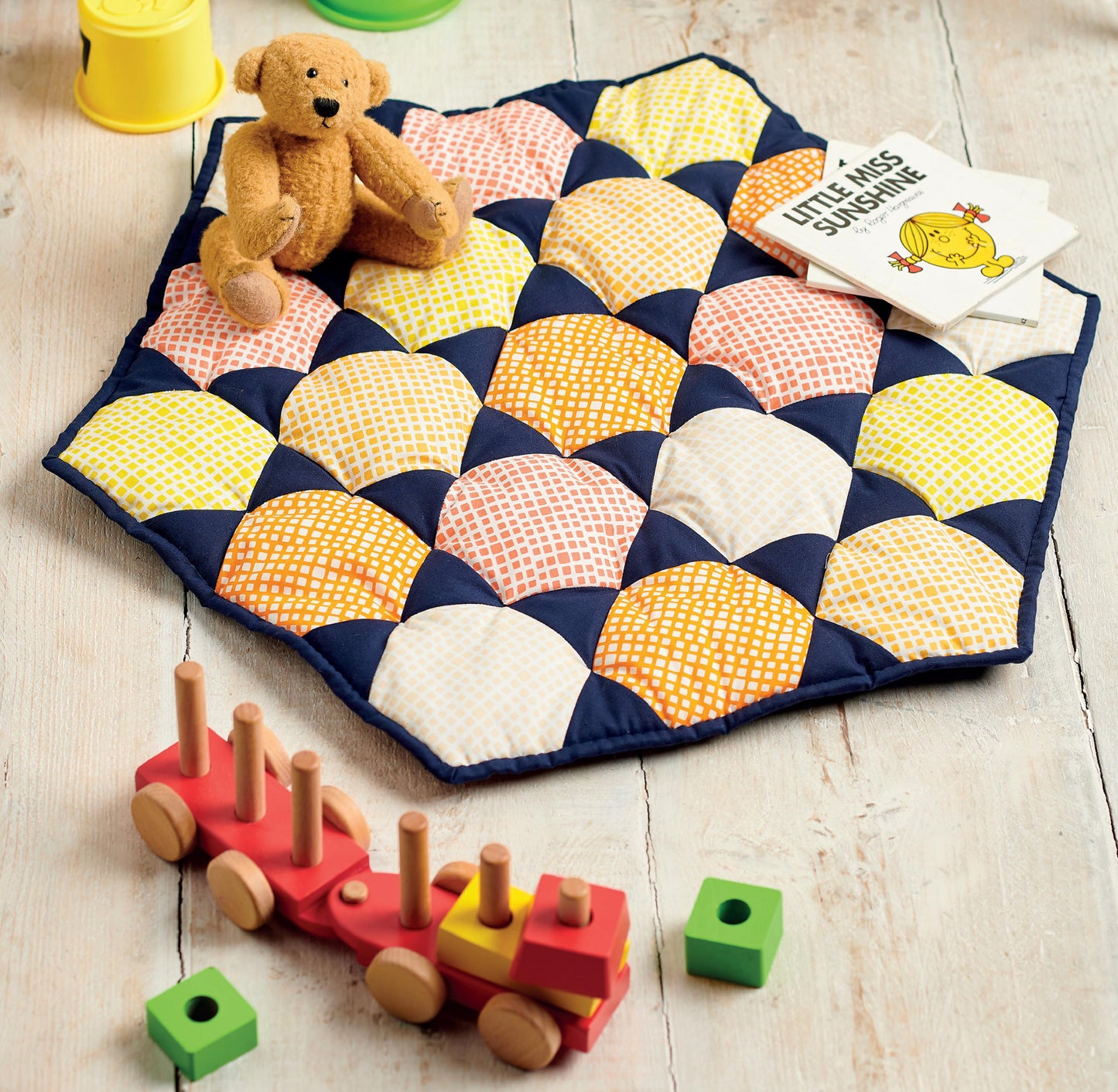 Honeycomb Children’s Quilt Playmat Sewing Pattern